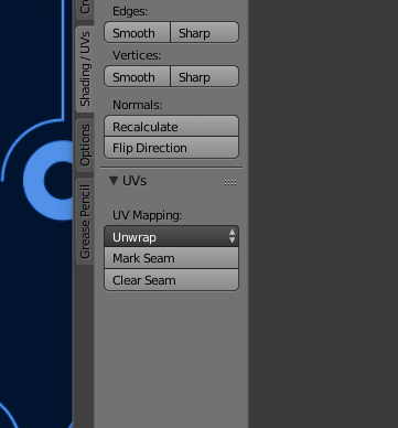 UVs panel